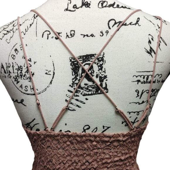 Free People Adella Cami in Mauve Sz XS - Picture 3 of 5